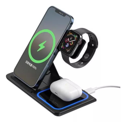 Carregador Smart Hub 3 em 1